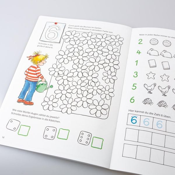 Produktbild: Conni Gelbe Reihe (Besch&auml;ftigungsbuch): Zahlen schreiben Extra