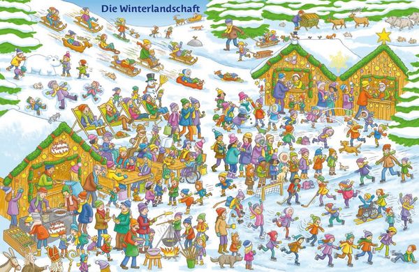 Produktbild: Mein Christkind-Wimmelbuch