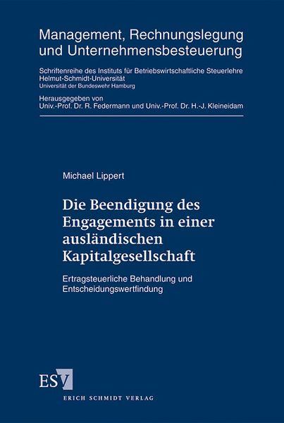 Produktbild: Die Beendigung des Engagements in einer ausl&auml;ndischen Kapitalgesellschaft
