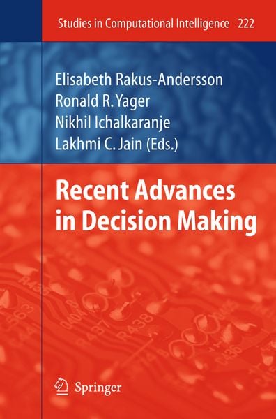 Produktbild: Recent Advances in Decision Making