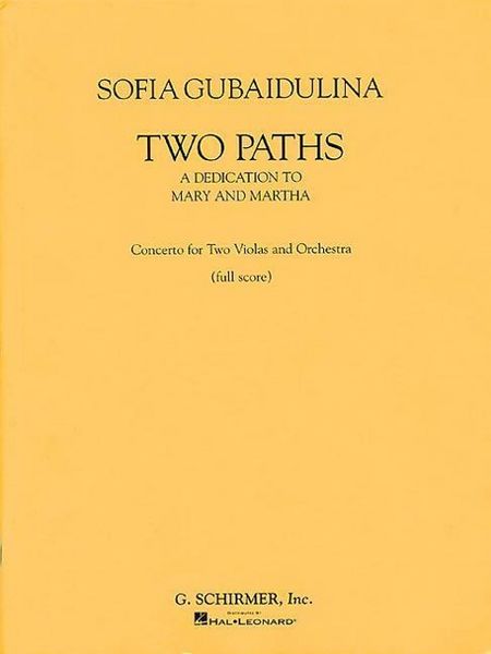 Produktbild: Two Paths - Concerto for Two Violas and Orchestra: Full Score