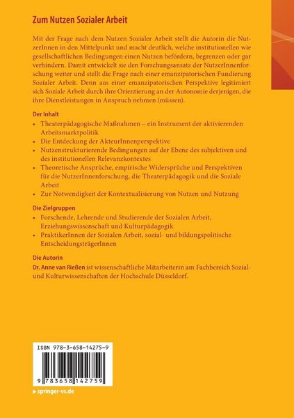 Produktbild: Zum Nutzen Sozialer Arbeit