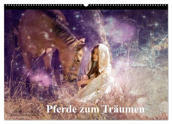 Produktbild: Pferde zum Tr&auml;umen (Wandkalender 2027 DIN A2 quer), CALVENDO Monatskalender