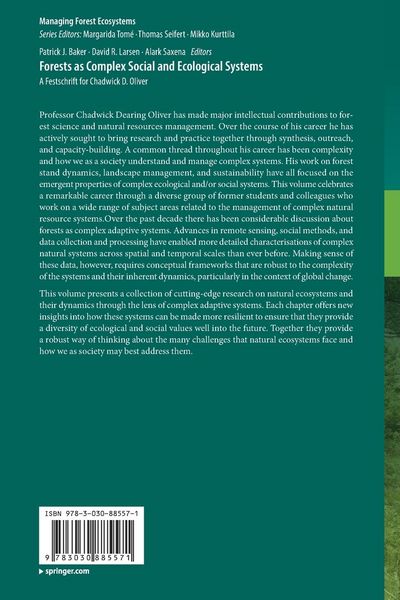 Produktbild: Forests as Complex Social and Ecological Systems