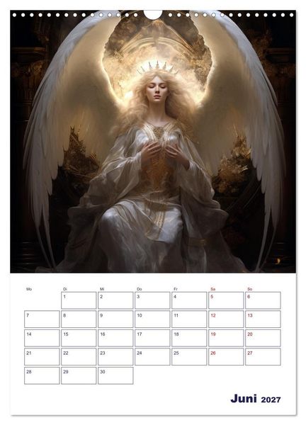 Produktbild: Die reine Sch&ouml;nheit der Engel (Wandkalender 2027 DIN A3 hoch), CALVENDO Monatskalender