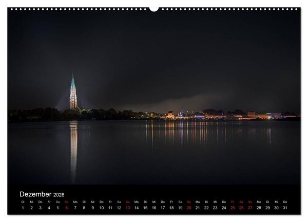 Produktbild: Schleswig - Schleistadt mit Flair (hochwertiger Premium Wandkalender 2026 DIN A2 quer), Kunstdruck in Hochglanz