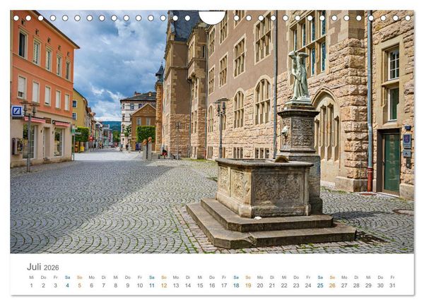 Produktbild: Rudolstadt - im Tal der Saale (Wandkalender 2026 DIN A4 quer), CALVENDO Monatskalender