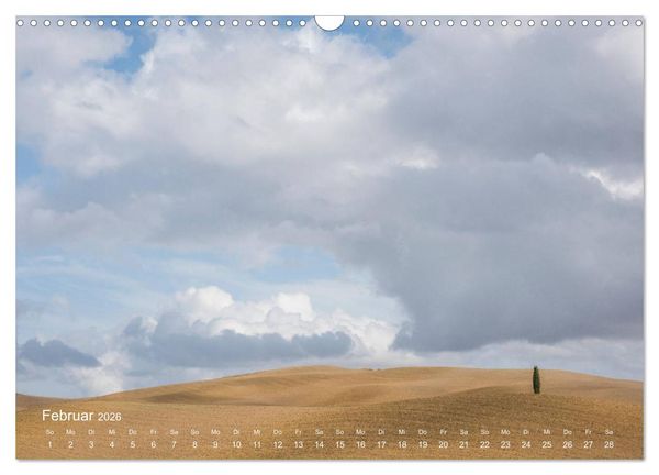 Produktbild: Traumblicke Toskana - Licht, Land, Leben (Wandkalender 2026 DIN A3 quer), CALVENDO Monatskalender