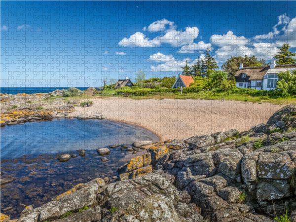 Produktbild: CALVENDO Puzzle Verstecke Badebucht in Listed auf Bornholm 1000 Teile Lege-Gr&ouml;&szlig;e 64 x 48 cm Foto-Puzzle Bild von Christian M&uuml;ringer