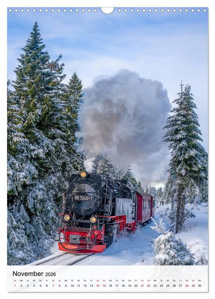 Produktbild: Harzer Landschaften - 12 Monate im Naturparadies Harz (Wandkalender 2026 DIN A3 hoch), CALVENDO Monatskalender