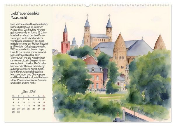 Produktbild: Romantische Reise durch die Niederlande (Wandkalender 2026 DIN A2 quer), CALVENDO Monatskalender
