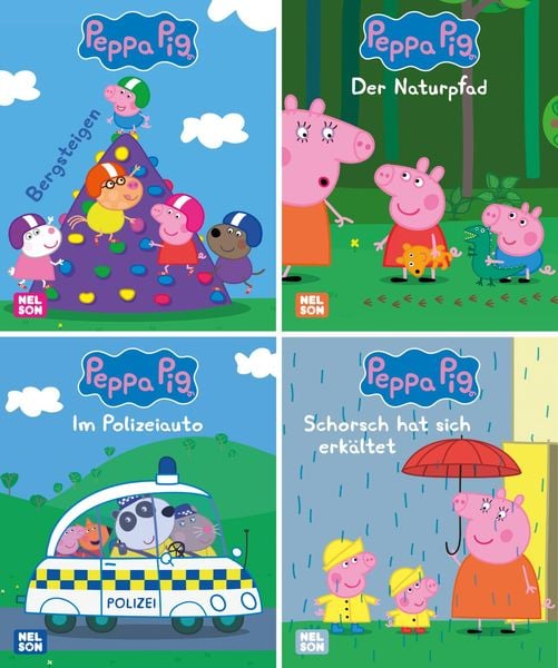 Produktbild: Nelson Mini-B&uuml;cher: 4er Peppa Pig 25-28