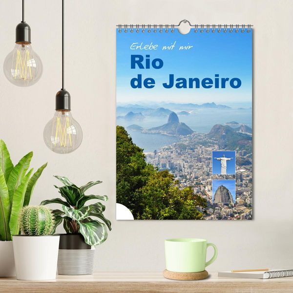 Produktbild: Erlebe mit mir Rio de Janeiro (Wandkalender 2026 DIN A4 hoch), CALVENDO Monatskalender