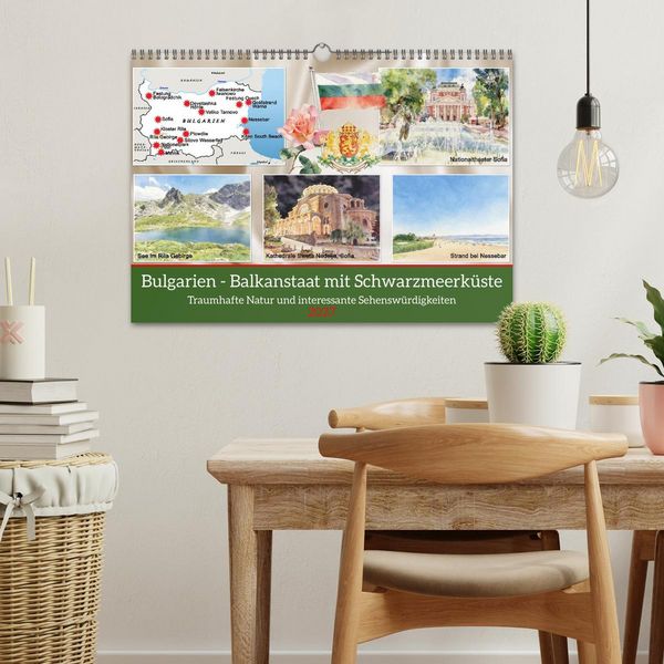 Produktbild: Bulgarien - Balkanstaat mit Schwarzmeerk&uuml;ste (Wandkalender 2027 DIN A3 quer), CALVENDO Monatskalender