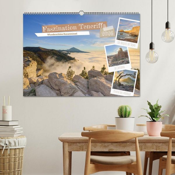 Produktbild: Faszination Teneriffa (Wandkalender 2026 DIN A2 quer), CALVENDO Monatskalender