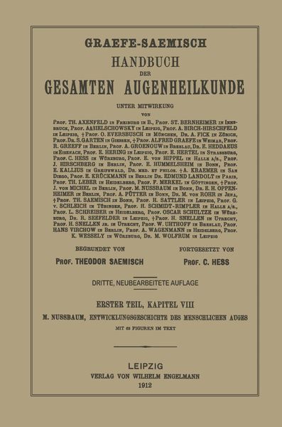 Produktbild: Entwicklungsgeschichte des menschlichen Auges