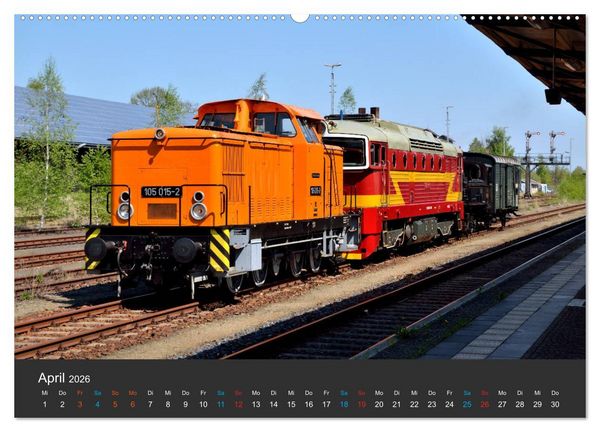 Produktbild: Oberlausitzer Eisenbahnen 2026 (Wandkalender 2026 DIN A2 quer), CALVENDO Monatskalender