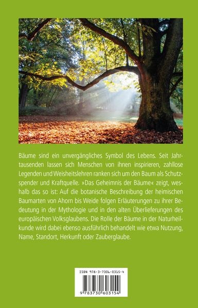 Das Geheimnis Der Bäume Von Gerd Haerkötter Buch 978 3 7306 0315 4