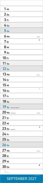 Produktbild: Streifenplaner XL BLAU 2027