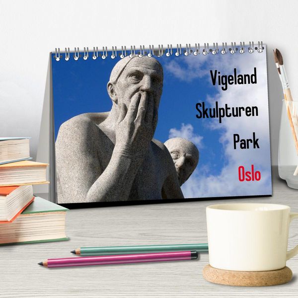 Produktbild: Vigeland Skulpturen Park Oslo (Tischkalender 2026 DIN A5 quer), CALVENDO Monatskalender