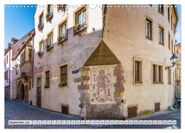 Produktbild: W&Uuml;RZBURG Historisches Stadtherz (Wandkalender 2026 DIN A3 quer), CALVENDO Monatskalender