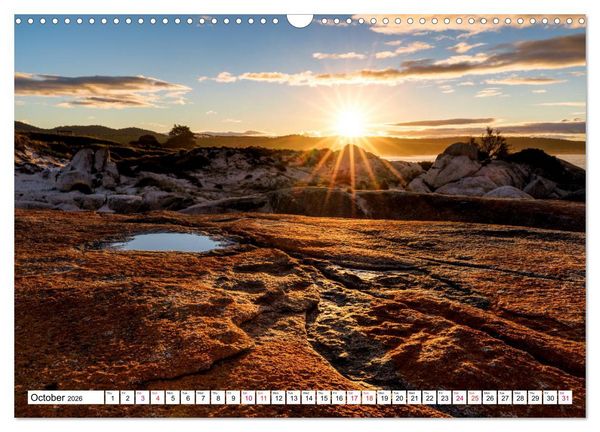Produktbild: Tasmania Rainforest, waterfalls and rocky shores (Wall Calendar 2026 DIN A3 landscape), CALVENDO 12 Month Wall Calendar