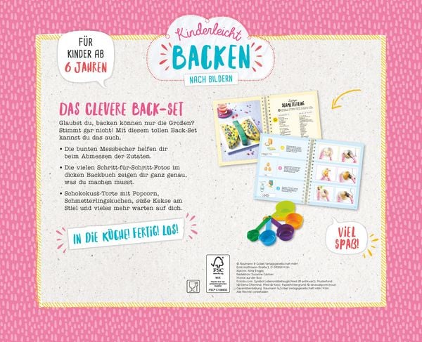 Produktbild: Kinderleicht backen nach Bildern. Das clevere Back-Set f&uuml;r Kinder ab 6 Jahren