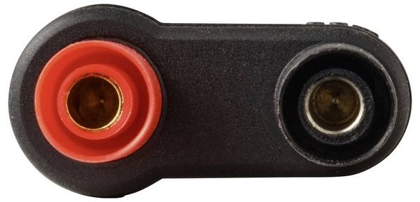 Produktbild: VOLTCRAFT MSC-110 Adapterstecker BNC-Stecker - Buchse 4mm gerade, isoliert Schwarz