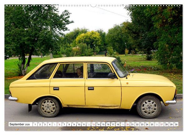 Produktbild: Sowjet-Mobile - Oldtimer der UdSSR (hochwertiger Premium Wandkalender 2026 DIN A2 quer), Kunstdruck in Hochglanz