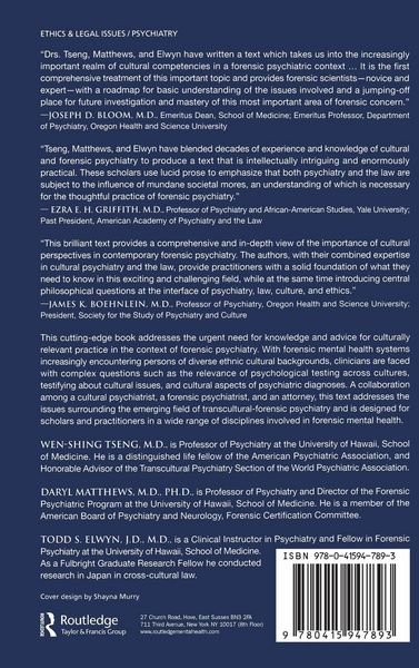 Produktbild: Cultural Competence in Forensic Mental Health