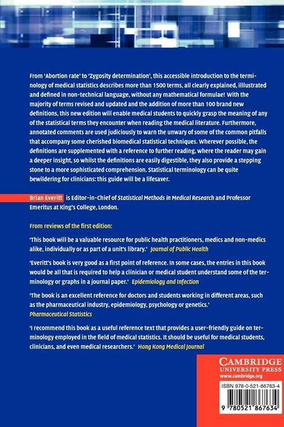 Produktbild: Medical Statistics from A to Z
