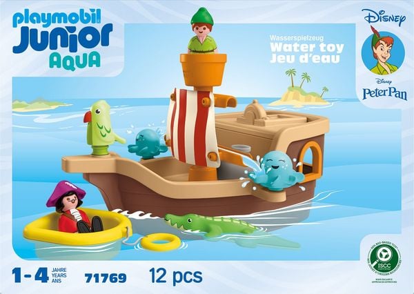 Produktbild: 71769 JUNIOR & Disney: Peter Pans Piratenschiff mit Wasserspritzspa&szlig;