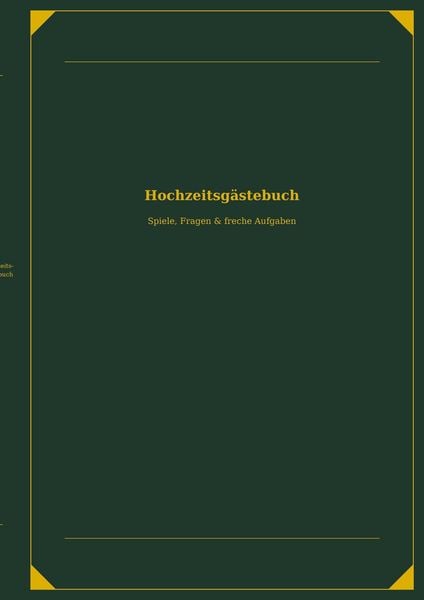 Produktbild: Hochzeits G&auml;stebuch