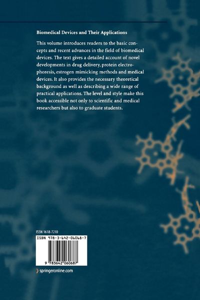Produktbild: Biomedical Devices and Their Applications