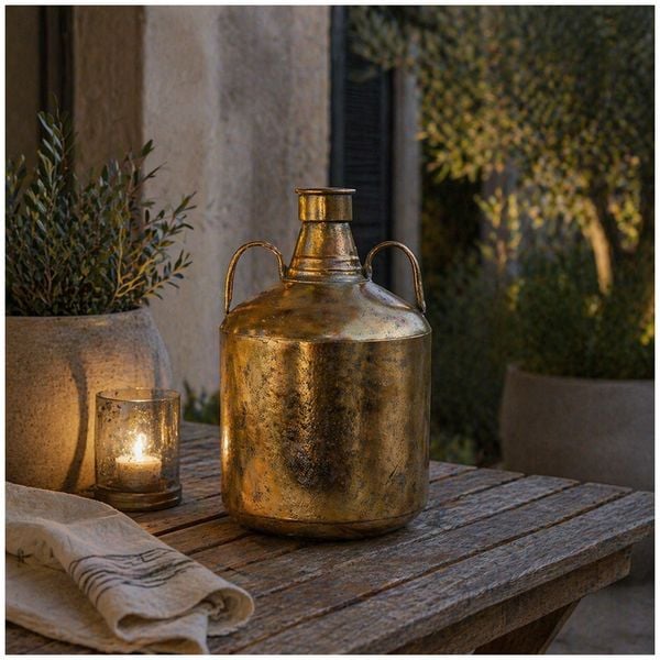 Produktbild: HTI-Living Vase Dhaka goldfarben 34 cm B-Wahl Vase Dhaka goldfarben 34 cm B-Wahl