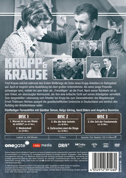 Produktbild: Krupp & Krause (DDR TV-Archiv) [3 DVDs]