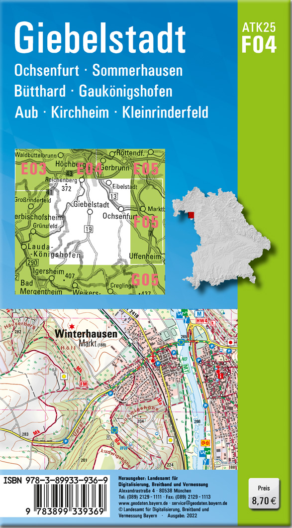 Produktbild: Giebelstadt 1 : 25 000