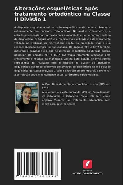 Produktbild: Altera&ccedil;&otilde;es esquel&eacute;ticas ap&oacute;s tratamento ortod&ocirc;ntico na Classe II Divis&atilde;o 1