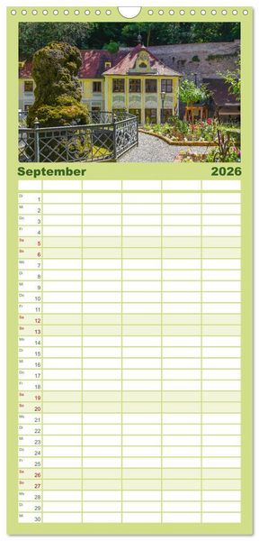 Produktbild: Familienplaner 2026 - Romantisches Augsburg mit 5 Spalten (Wandkalender, 21 x 45 cm) CALVENDO