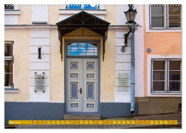 Produktbild: T&uuml;ren-Tore-Tallinn, Stadt mit m&auml;rchenhafter Atmosph&auml;re und Charme (hochwertiger Premium Wandkalender 2026 DIN A2 quer), Kunstdruck in Hochglanz