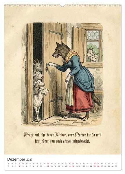 Produktbild: Der M&auml;rchenhafte Kalender (hochwertiger Premium Wandkalender 2027 DIN A2 hoch), Kunstdruck in Hochglanz