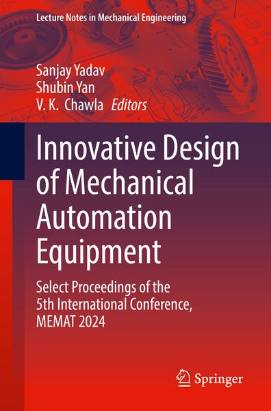 Produktbild: Innovative Design of Mechanical Automation Equipment