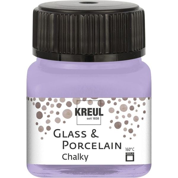 KREUL Porzellanfarbe Chalky sweet lavender 20ml Glas