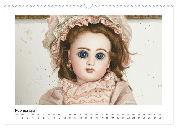 Produktbild: Sammlerst&uuml;cke: Puppen und B&auml;ren (Wandkalender 2026 DIN A3 quer), CALVENDO Monatskalender