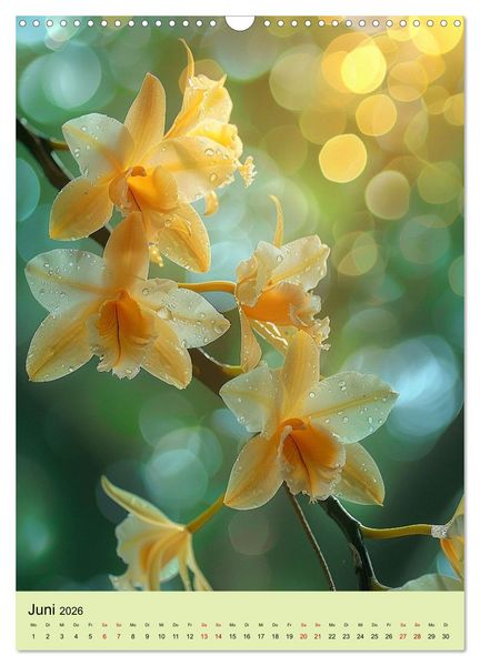 Produktbild: Orchideen Poesie (Wandkalender 2026 DIN A3 hoch), CALVENDO Monatskalender