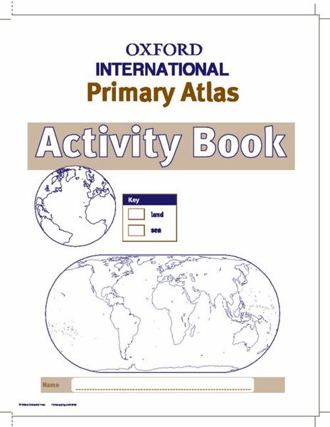 Produktbild: Oxford International Primary Atlas Activity Book