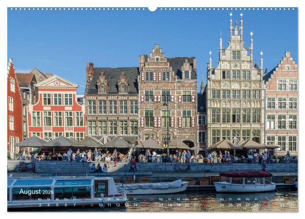 Produktbild: Flandern - Stadt und Strand (Wandkalender 2026 DIN A2 quer), CALVENDO Monatskalender