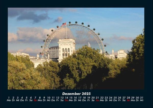 Produktbild: London 2025 Fotokalender DIN A4