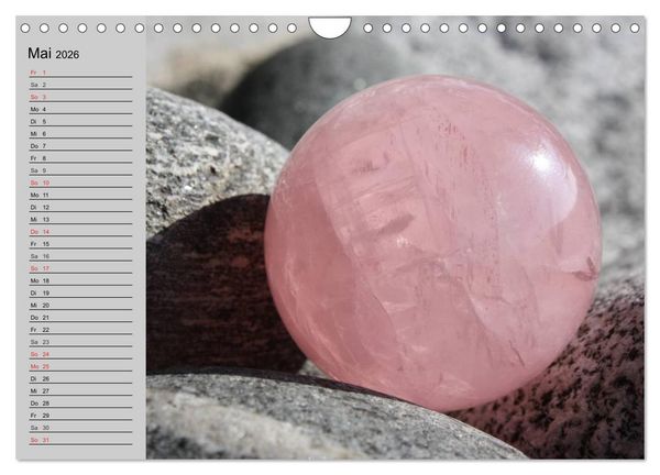 Produktbild: Minerale. Kristalle und Edelsteine (Wandkalender 2026 DIN A4 quer), CALVENDO Monatskalender