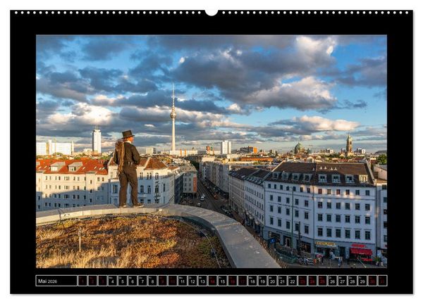 Produktbild: Schornsteinfeger &uuml;ber Berlin 2026 (hochwertiger Premium Wandkalender 2026 DIN A2 quer), Kunstdruck in Hochglanz